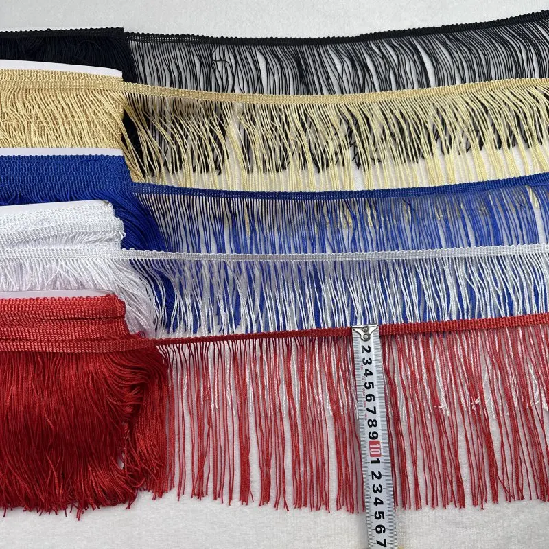 10 Yards/Roll 15cm Tassel Fringe Trim  Lace Ribbon Tassels For Curtains Dresses Fringes For Accessories Crafts Sewing Trimmings