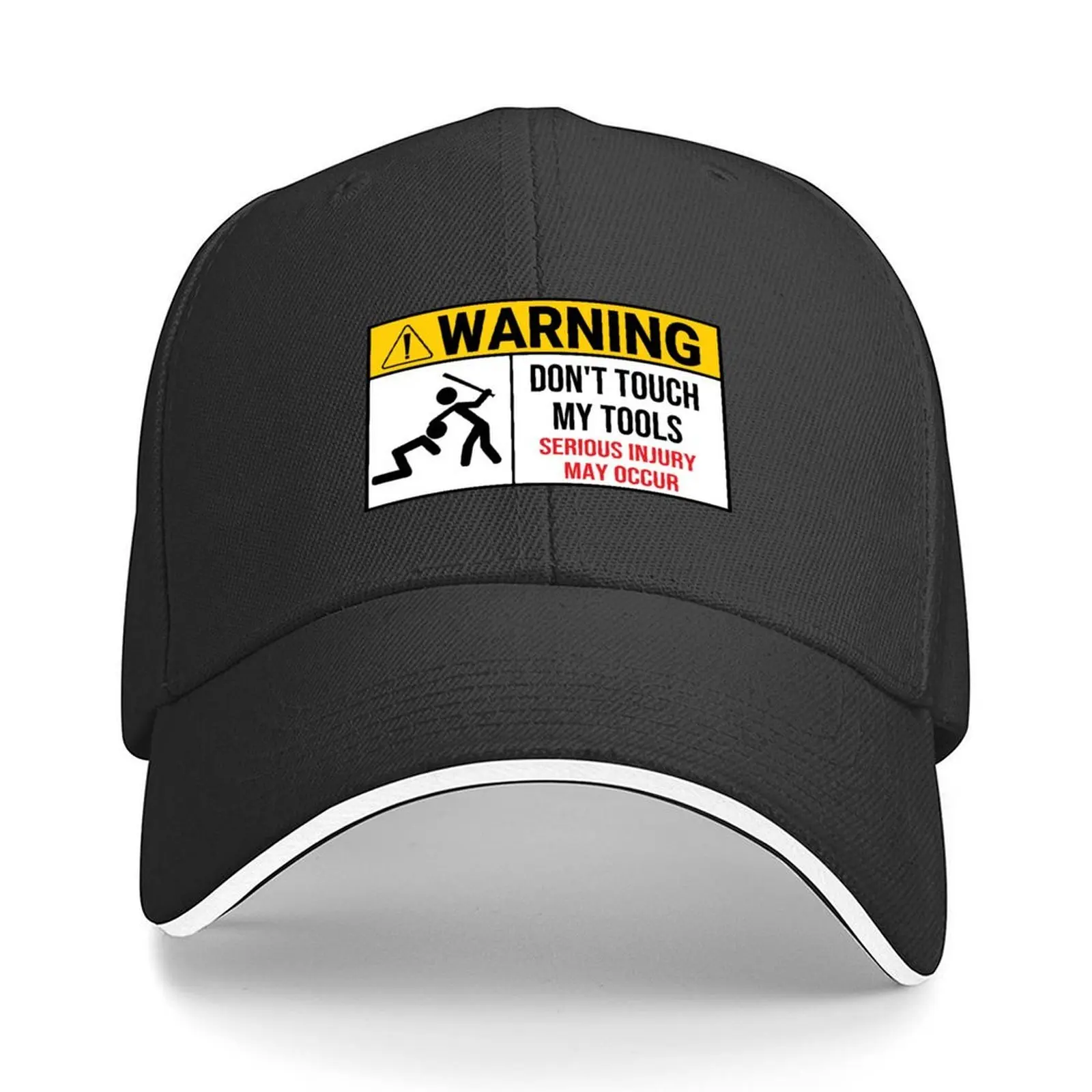 

Funny Mechanic Warning sign - Don't Touch My tools Baseball Cap Hip Hop Streetwear sun caps Luxury Cap For Man Women's