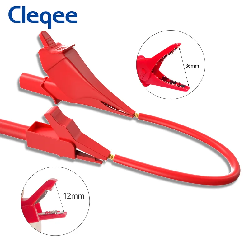 Cleqee P1925 Multimeter Test Leads Kit 23pcs with Digital Electrical Test Probes Set Alligator Clip Test Hook Flexible Wire
