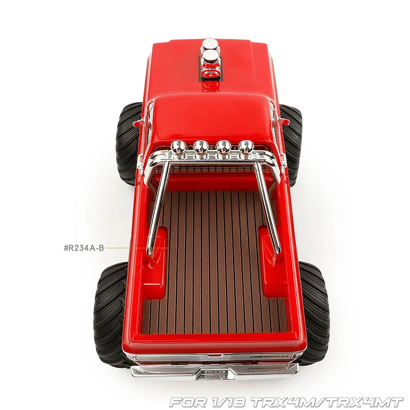 Model Rear Dashboard Trim Floor Simulation Mood Decoration for 1/18 RC Crawler Car Traxxas TRX4M Pickup TRX4MT DIY Upgrade Parts