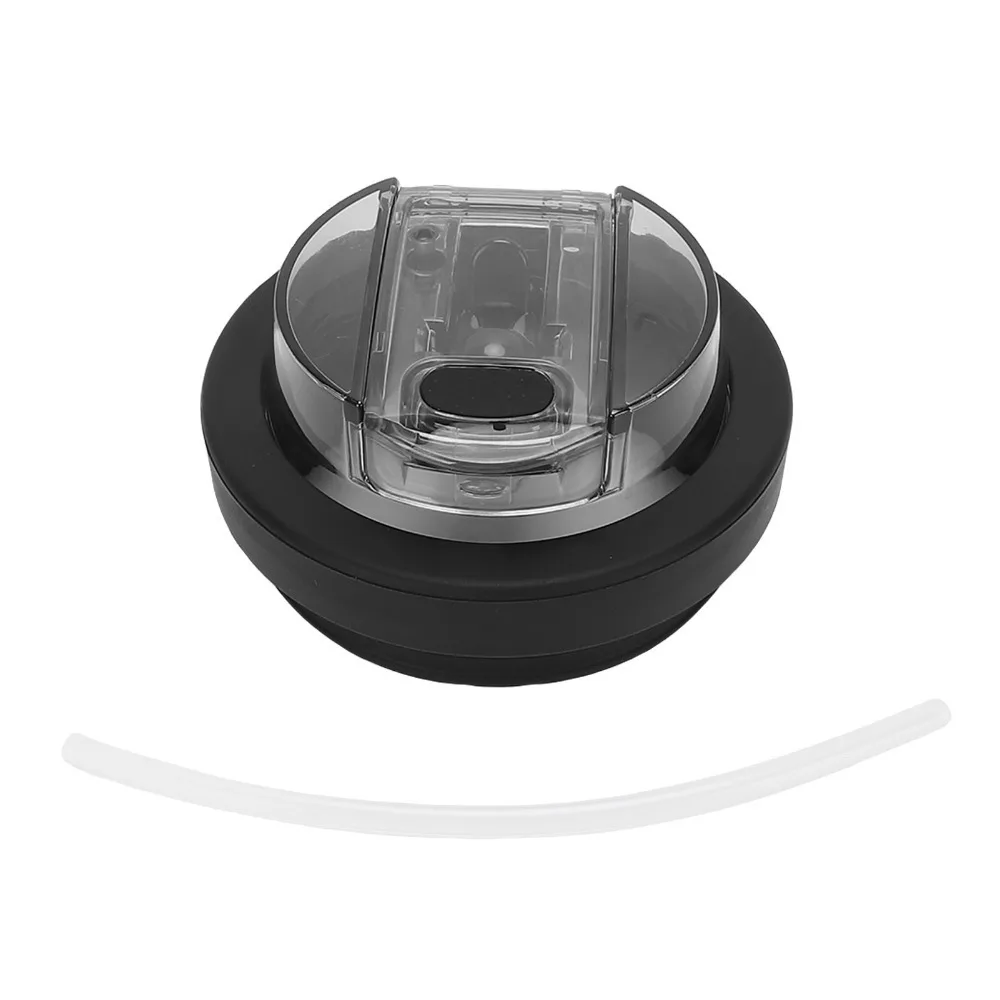 Silicone Cup Lid Tight Structure Two Separate Drinking Spout Sip Cover Compatible with 40oz Smooth Rounded Lid for Water Bottle