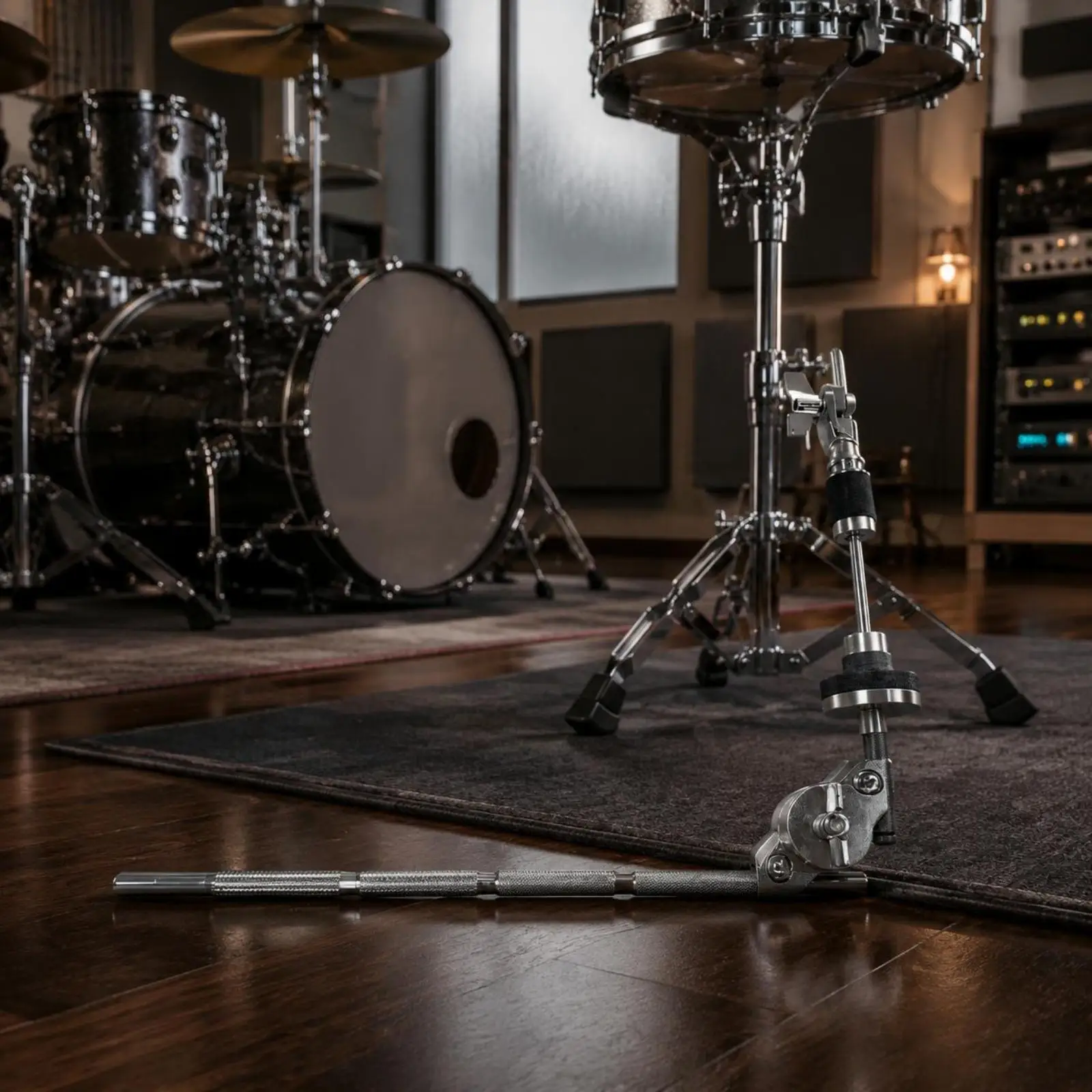 Cymbal Stacking Device Heavy Duty Hi Hat Cymbal Clutch Drum Hardware Secure Stack for Timing Groove Dynamic Play