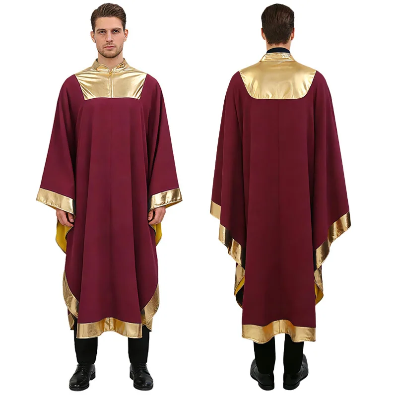 

Arabian Vintage Clerical Robe Middle Eastern Halloween Priest Costume Halloween Stage Performance Outfit