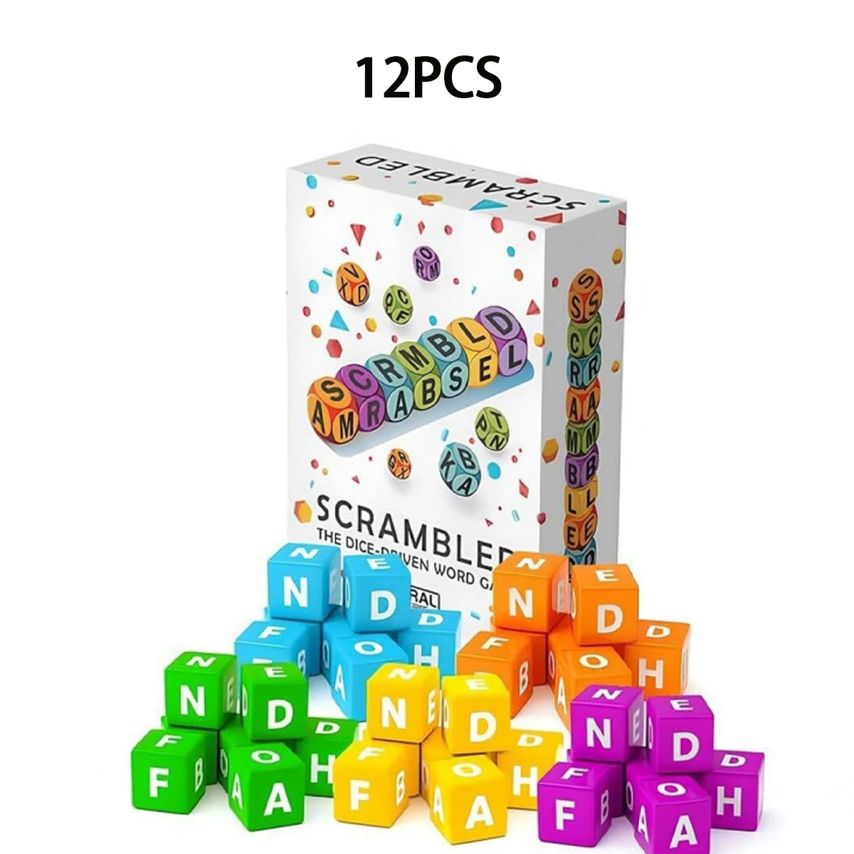 

12/36/60Pcs Scrambled Game Exciting Wordgame Parent-child Chaotic Games Challenge Multiplayer boosting Ideal for Adults