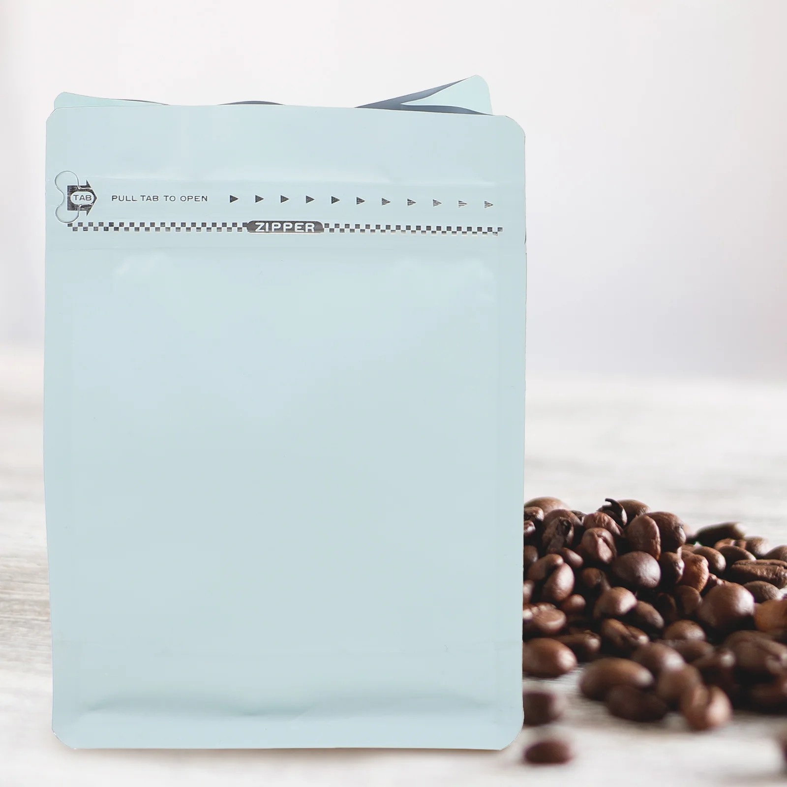 

10 Pcs Coffee Beans Packaging Bags 1 2 Pound Blue Resealable Food Wrap Versatile Packing Snack Tea Grocery No Leakage Sealed