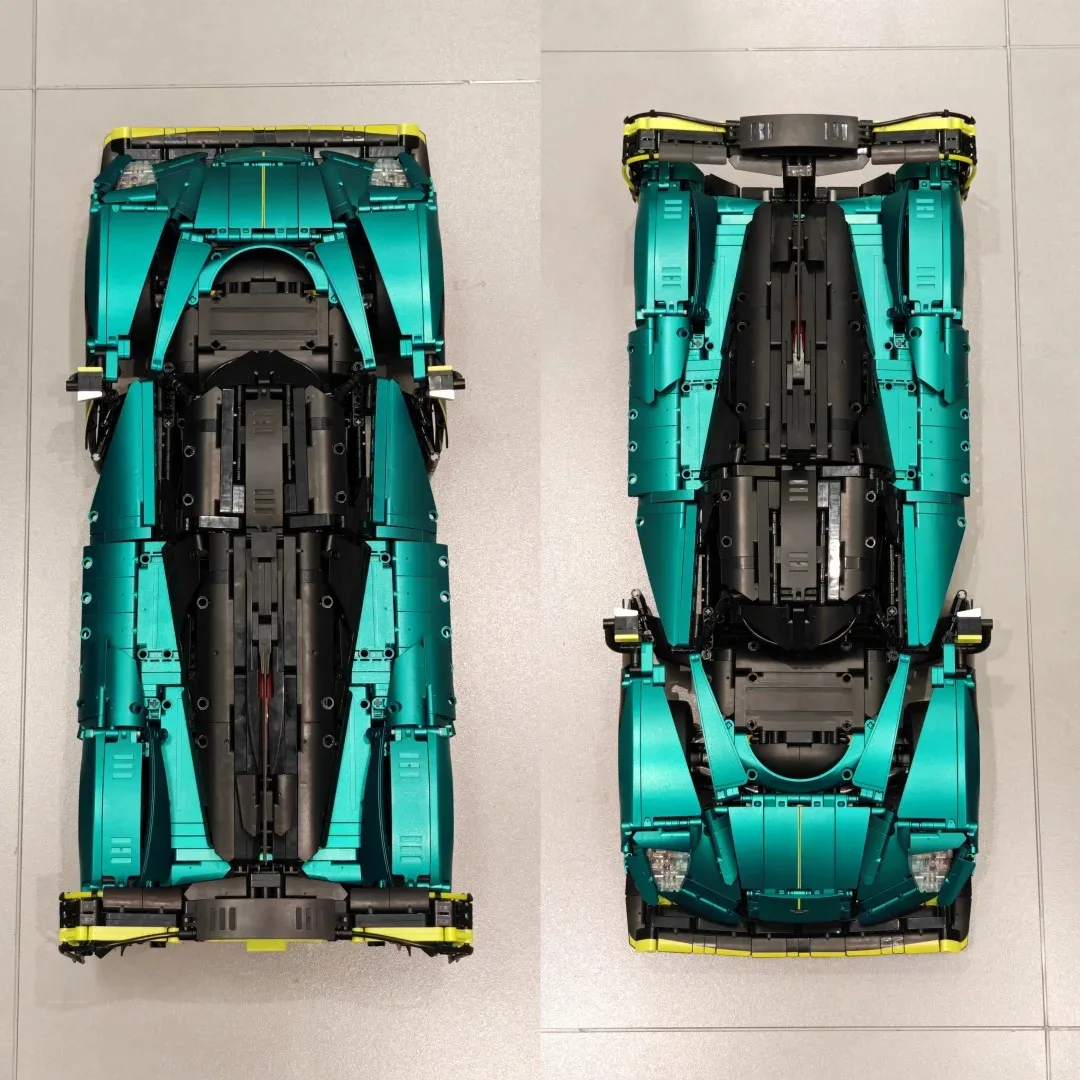 

3868PCS Valkyrif 1:8 super sports car technology RC model remote control car building block decompress decoration Christmas gift