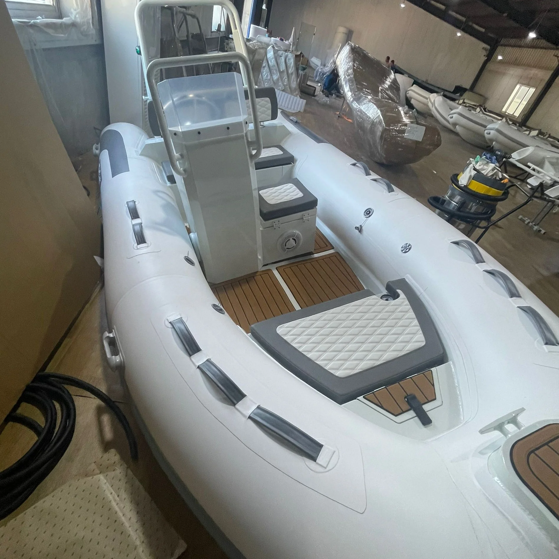 Italien RIB 390 PVC/Hypalon/Orca Fiberglas-Rumpf-Schlauchboot zum Spaß