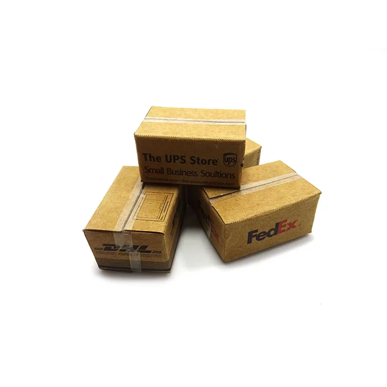 1 Pcs Simulation Kraft Paper Express Carton for 1/14 Tamiya RC Truck Car Scania 770S BENZ 3363 VOLVO FH16 MAN Diy Parts Toys