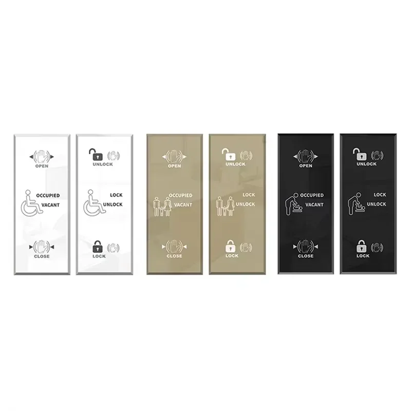 Accessible Restroom Touchless Sensor Nursery Room Door Opener Electric Washroom Door Switch Panel
