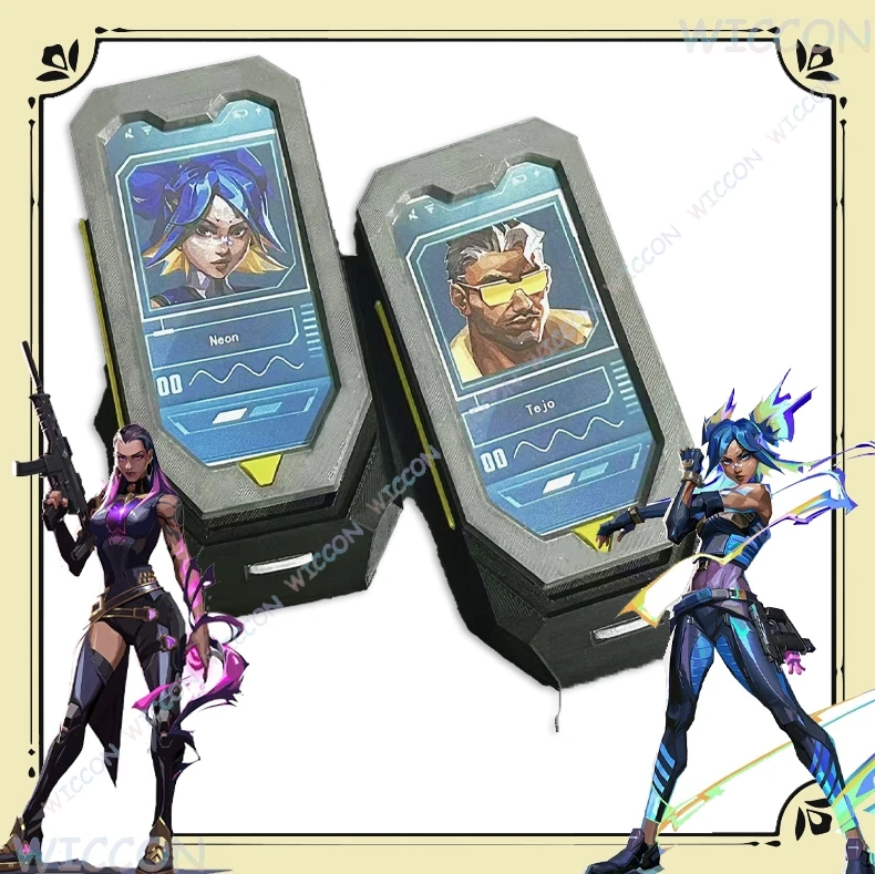 Agente Valorant jett raze neon reyna sageID insignia accesorio de Cosplay nombre personalizado mercancía de juego juegos oficiales de motim coleccionables
