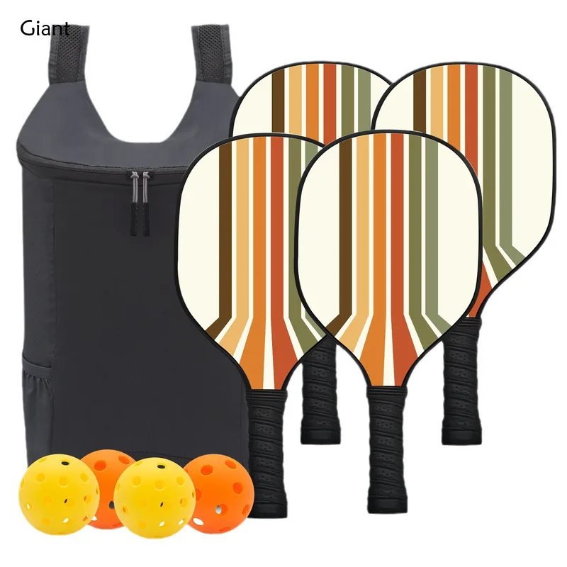 

New Pickleball Paddle Set Production of Nine Layer Wooden for Outdoor Sports with Direct Color Selection Paddlesset Accesories