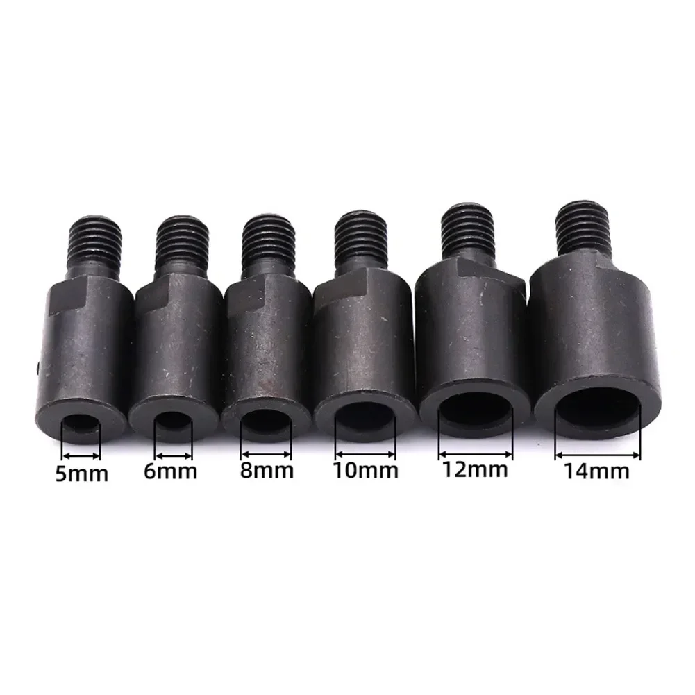 1 Set M10 5-14mm Shaft Motor Shaft Coupler Sleeve Saw Blade Coupling Chuck Adapter Angle Grinder Tool