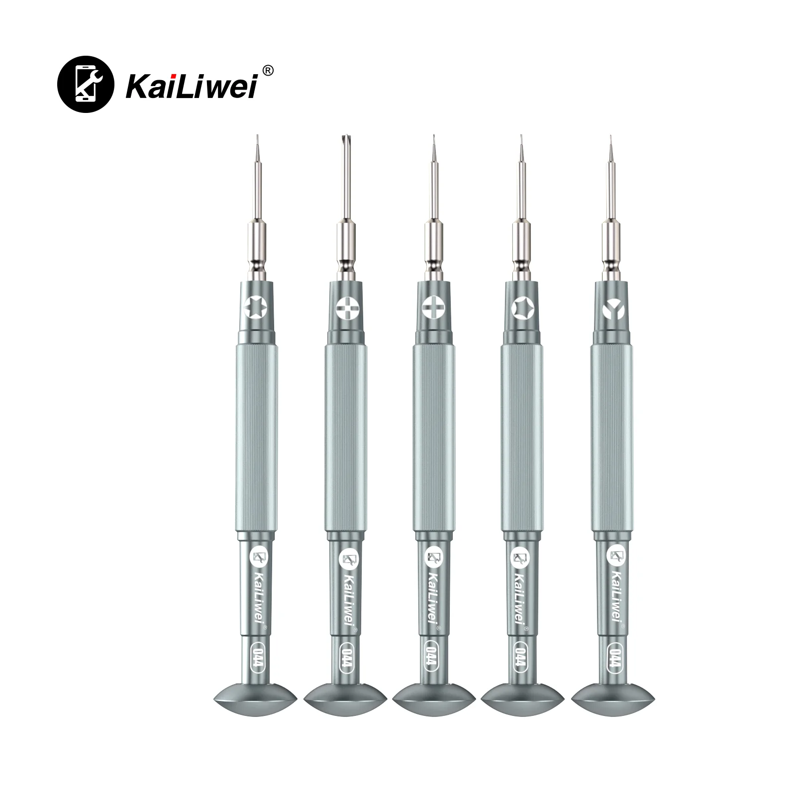 

KAILIWEI 044 High Hardness Screwdriver T2 Y0.6 Torx 0.8 360° Bearing Rotation for Phone Watch Tablet Precise Repair Opening Tool