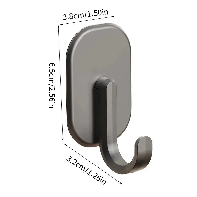 Non Perforated Refrigerator Magnetic Hook, Household Door Rear Hook, Multifunctional Thickened Strong Suction, Reusable Suction