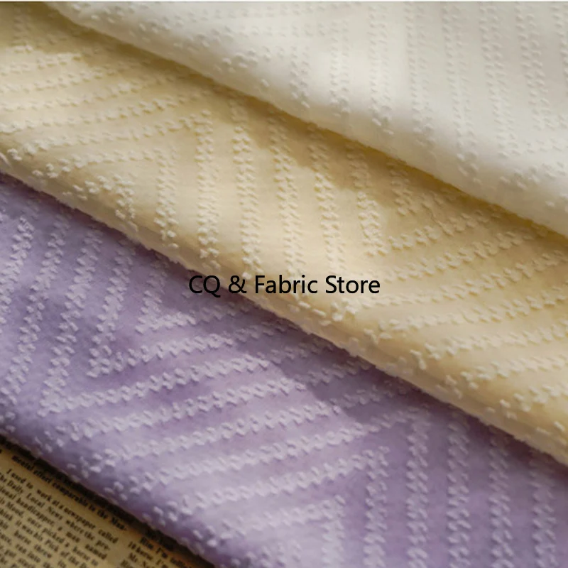 

Мягкая волнистая жаккардовая шифоновая тюлевая ткань для классических рубашек от метров