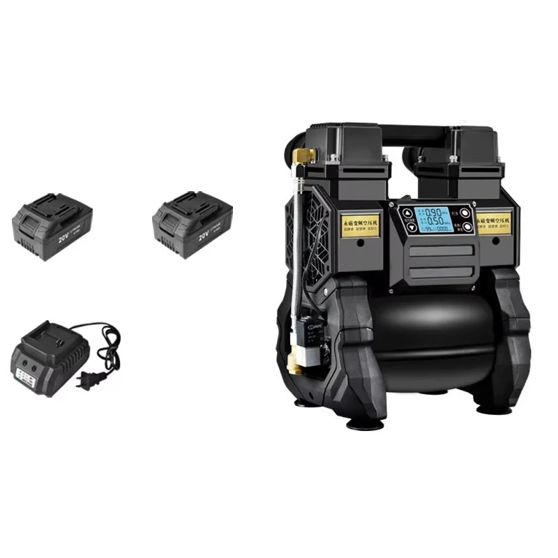 Rechargeable Small Lithium Battery Air Compressor Silent High Pressure High Power Portable Air Pump For Multiple Scenarios