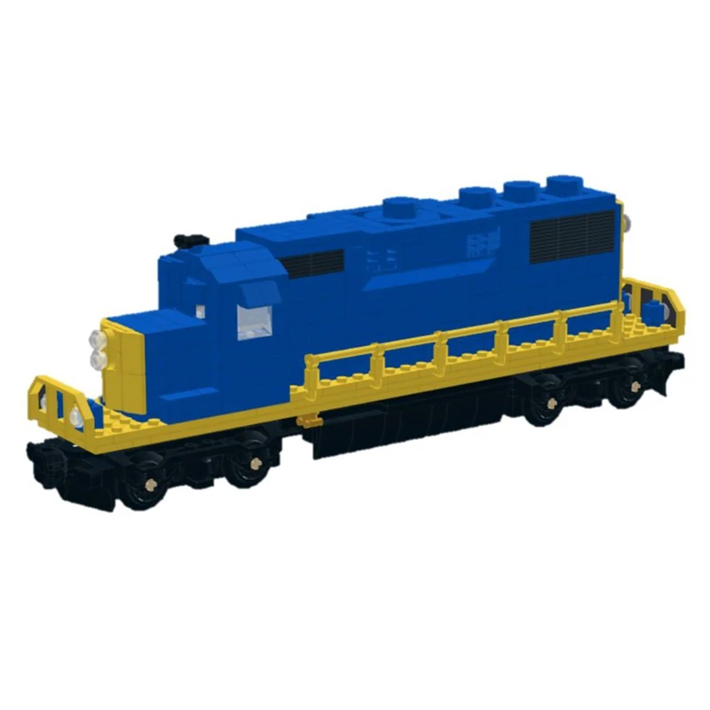 ตัวต่อโมเดลรถไฟดีเซล GP40-2 ยอดนิยม ของเล่นประกอบสำเร็จรูป เทคโนโลยีโมดูลาร์ ของขวัญวันหยุดสำหรับเด็ก