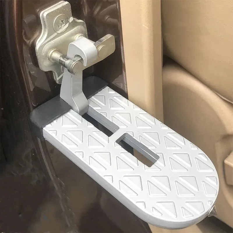 1 Stück Auto-Fußpedal aus Aluminium, Universelles Mini-Hilfspedal, Oberes Dachpedal, Auto-Zubehör – Detail 2