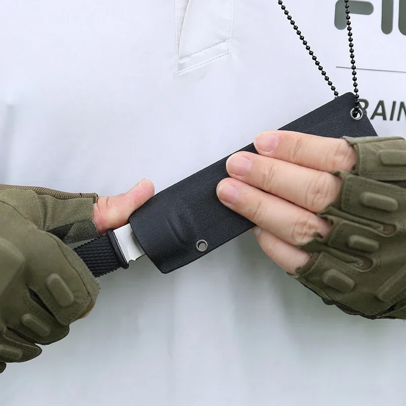 Wild Survival Knife, Portable Mini Pocket Knife, Stainless Steel Fruit Knife Meat Knife, Suitable For Outdoor Campi image 4