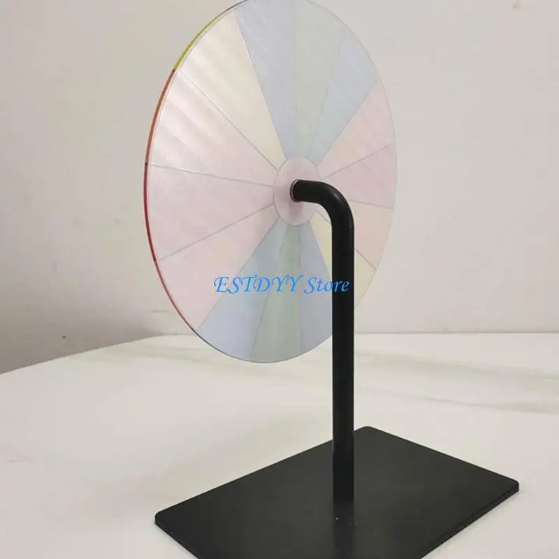 

G6DE Tabletop Prize Turntable Erasable Reusable Fortune Wheel Fortune Party Turn Plate Wheel Prize Spinnings Game Enduring