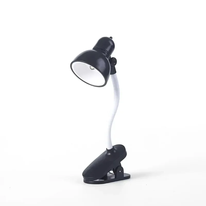 Cute Mini Lamp to Read Book Eye Protection Rotatable Reading Lamp with Clamp Reading Lights for Books Desk Table Bedroom