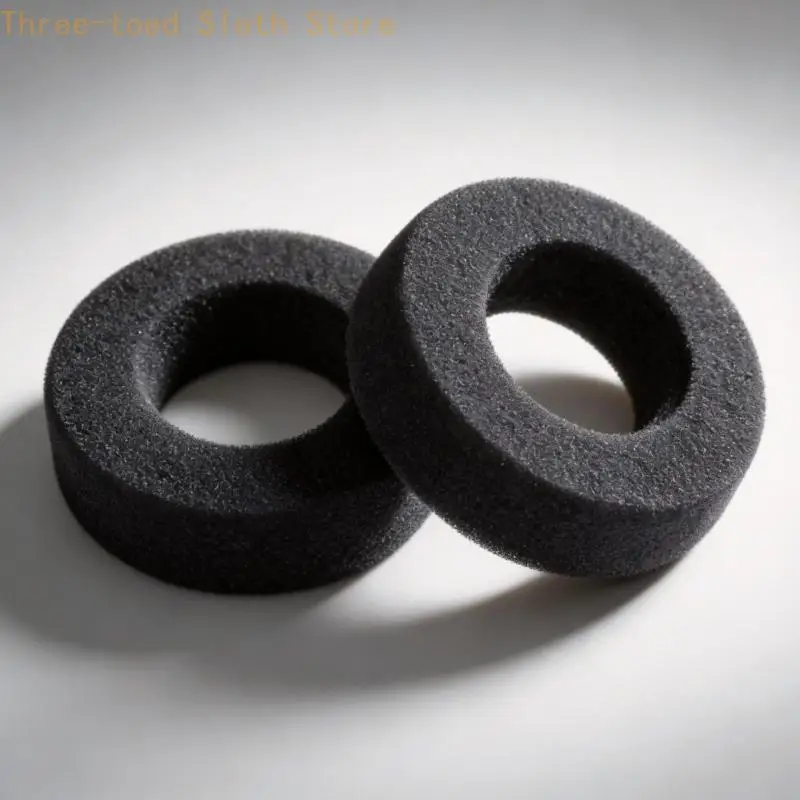 Ersatzschaum-Headset-Ohrpolster für C3310 C3320-Kopfhörer, 1 Paar schwarze Ohrmuscheln E74A – Detail 5