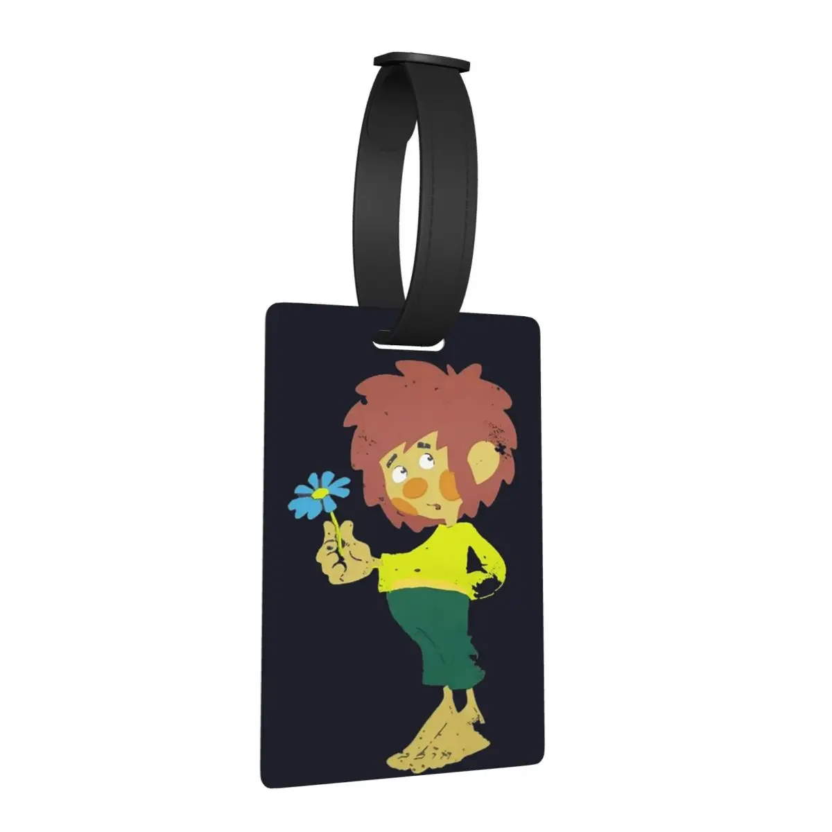 Pumuckl Blume - Figur 1983 علامات الأمتعة ملحقات الحقائب السفر المحمولة الأمتعة الصعود علامة التسمية حامل معرف اسم العنوان #1