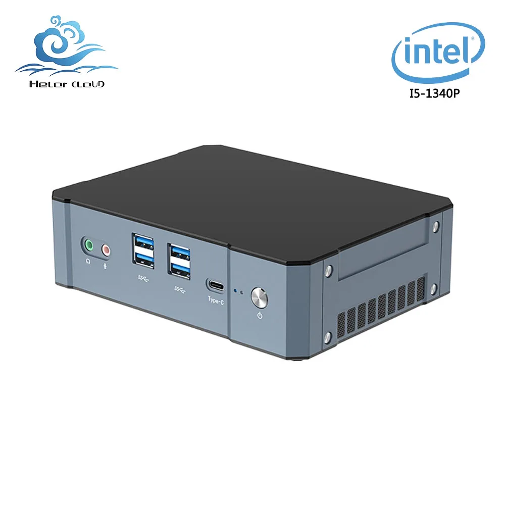 Intel 13. Generation Core i5-1340P Pfsense zeit gesteuerte Boot pxe Diskless Boot Mini PC Dual Network 4 Display