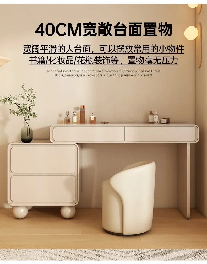 Dressing Tables Dressers Vanity Table Corner Placement Mobile Makeup Table Artist Elegant Compact Storage Home Bedroom Furniture