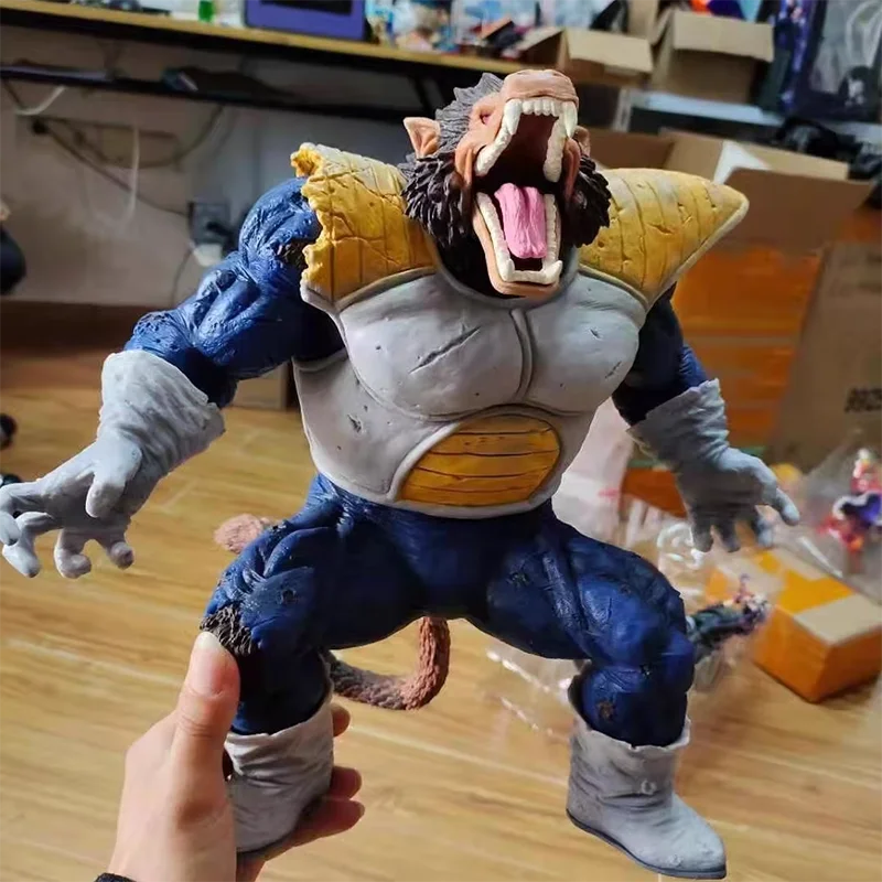 Genuíno dragon ball z greta macaco vegeta macaco figura de ação vegeta anime estatueta estátua coleção modelo brinquedo presentes em estoque