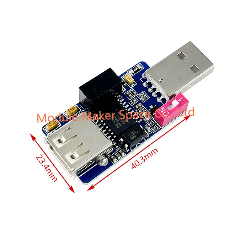 Quad USB isolatore USB HUB modulo di isolamento accoppiamento scheda di protezione ADUM3160 B0505S 1W 1500V USB a USB