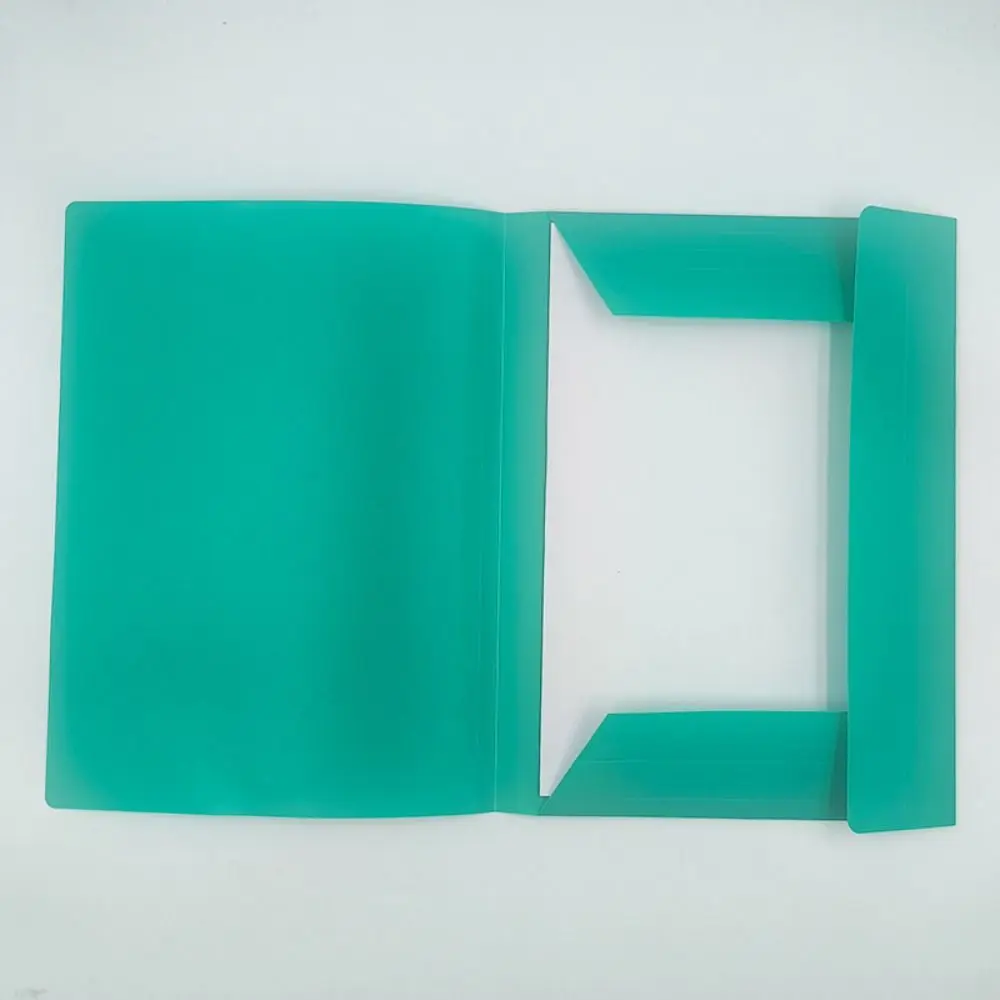 High Quality Plastic A4 File Folder Elastic Strap Design Large Capacity File Bag Expandable Test Paper Storage Folder Students