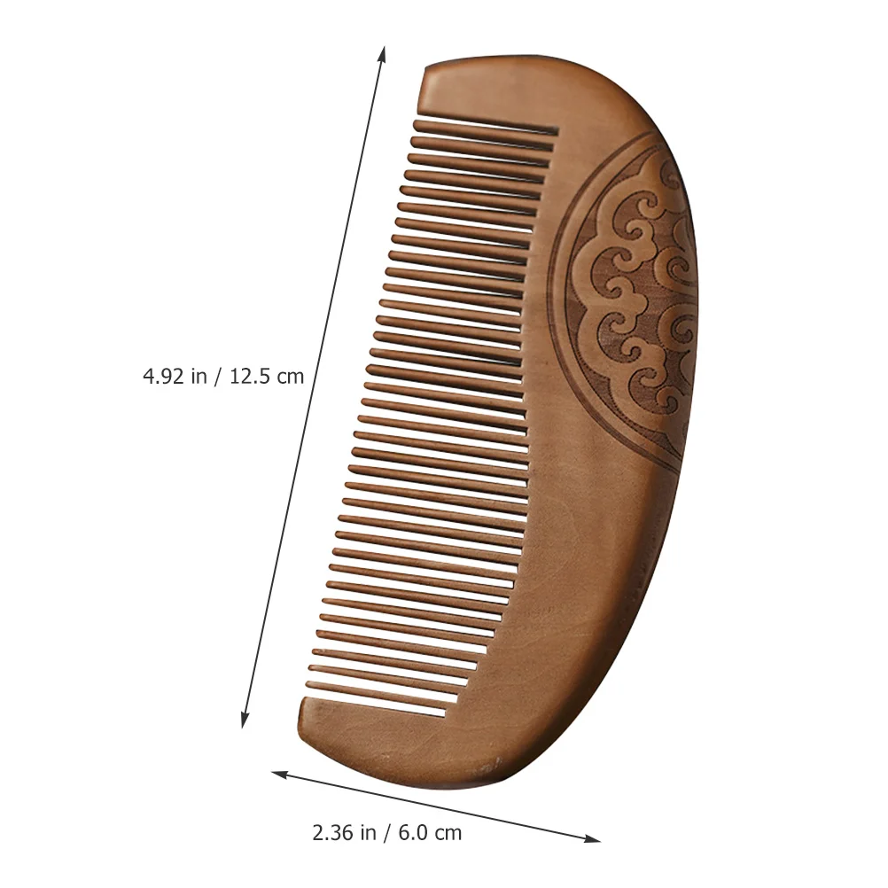 

Xiangyun деревянная расческа с мелкими зубьями в китайском стиле портативная укладка распутывание изысканный деревянный аксессуар для волос подарок