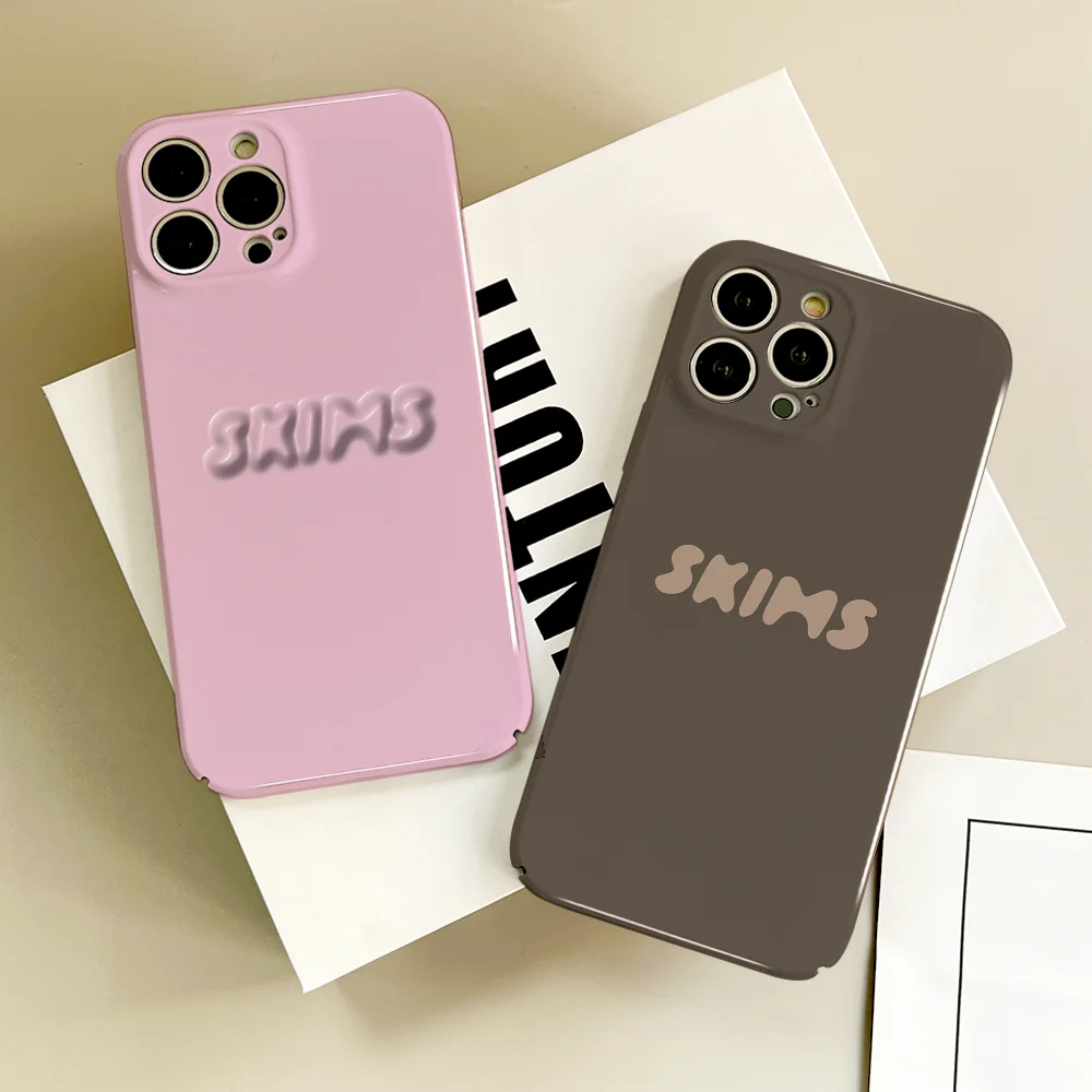 Kim s-skims k-kardashian coque de téléphone pour iPhone 17 16 15 14 13 Plus Pro Max Air brillant meilleur prix HD couverture rigide Film coque