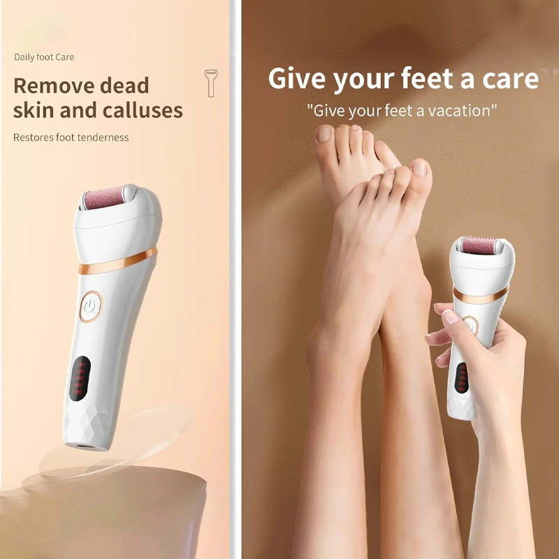 Recortador corporal inalámbrico para depilación de línea de Bikini, con cabezal de afeitado y peine, herramientas para quitar callos de pies recargables 2 en 1