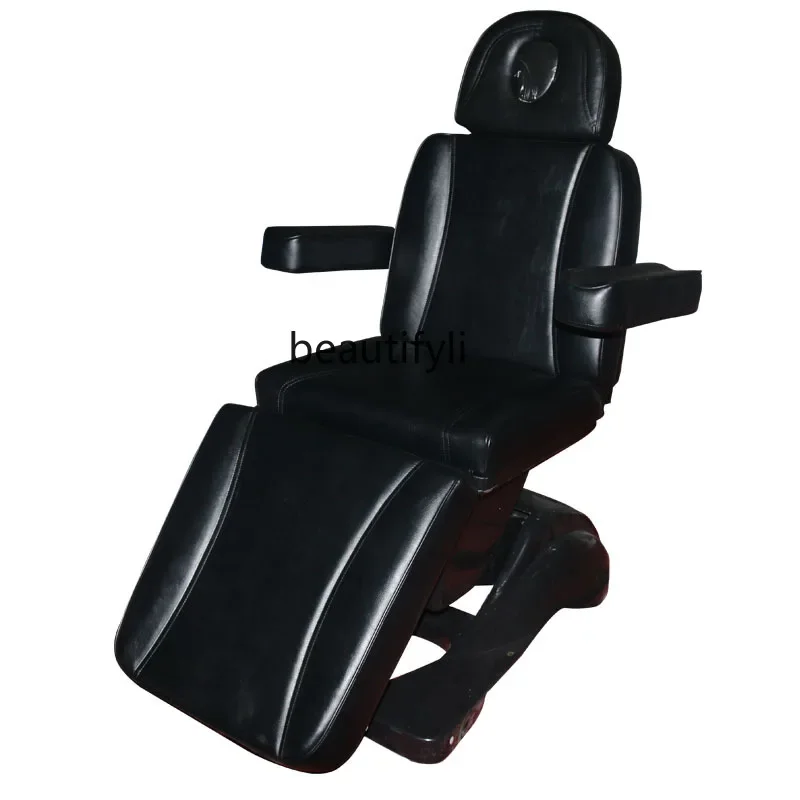 E1001 ss سرير التجميل الكهربائي متعدد الوظائف الوشم الأريكة مايكرو كامل تدليك الوشم سرير رفع صالون تجميل