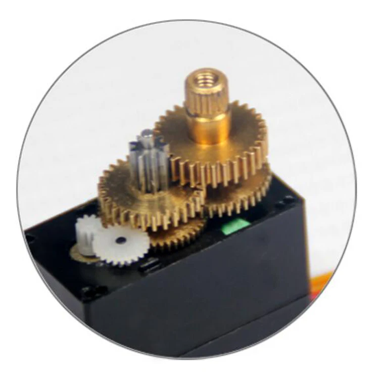 Piccolo servomotore Micro 6V 2.3Kg Metal Gear Core Motor Servo digitale per kit Arduino Kit di apprendimento per auto Raspberry