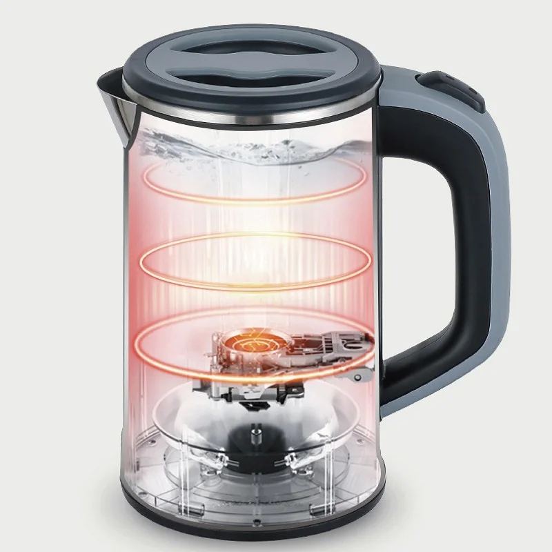 Home Double-layer Stainless Steel Quick Water Boiler Travel Kettle Automatic Power Off 600W 110V/220V Portable Electric Kettle