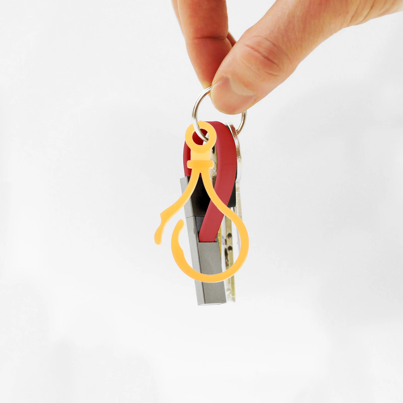 

200pcs Clips Plastic Key Rings Diy Supplies For Crafts Sturdy Wear-Resistant Multi-Functional Lobster Clasps Car Keychains Diy