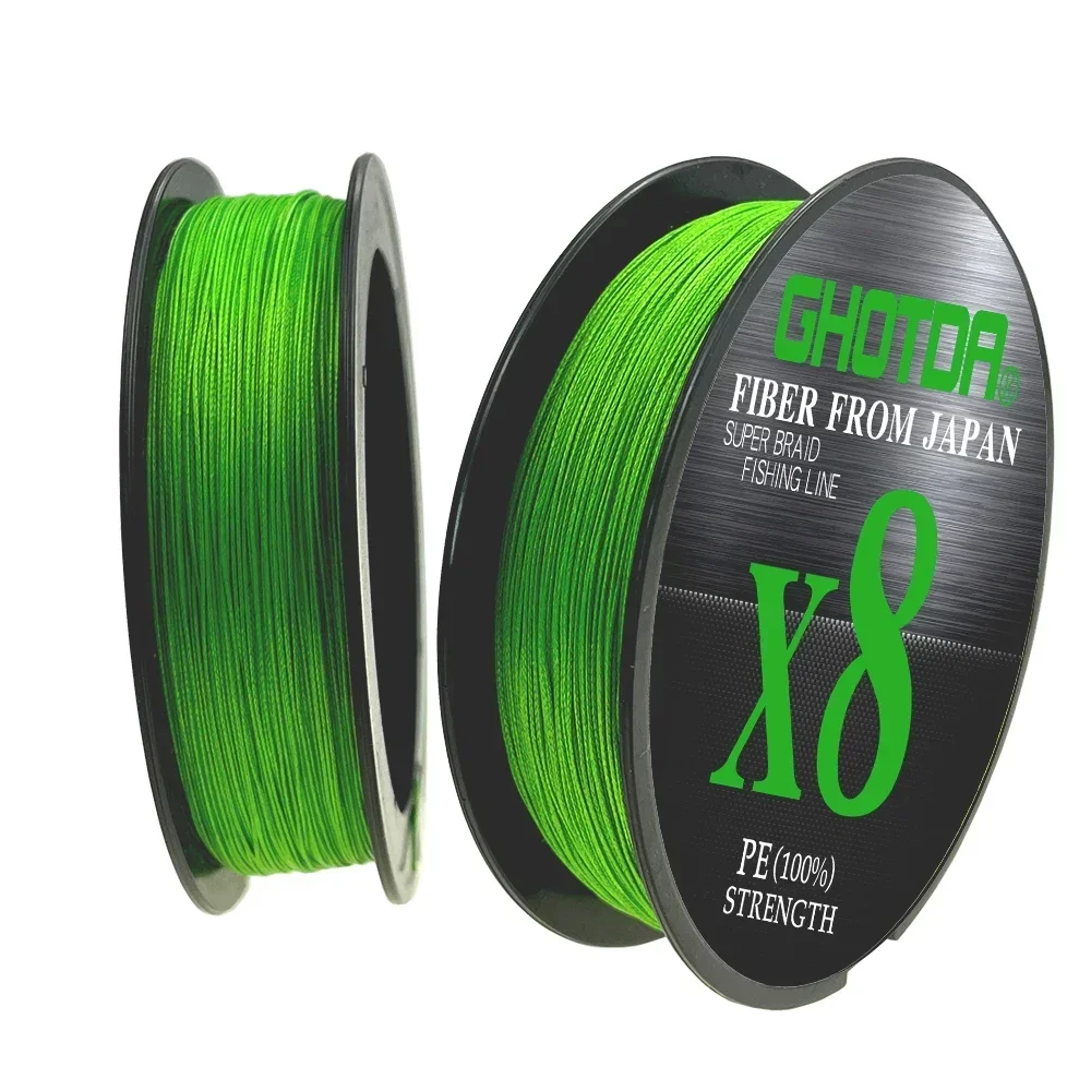 Braided Fishing Line 100m X8 Stands PE Lines Casting Fishing Accessories 13lb 22lb 31lb 39lb 43lb 52lb 61lb 78lb Dia 0.128-0.5mm