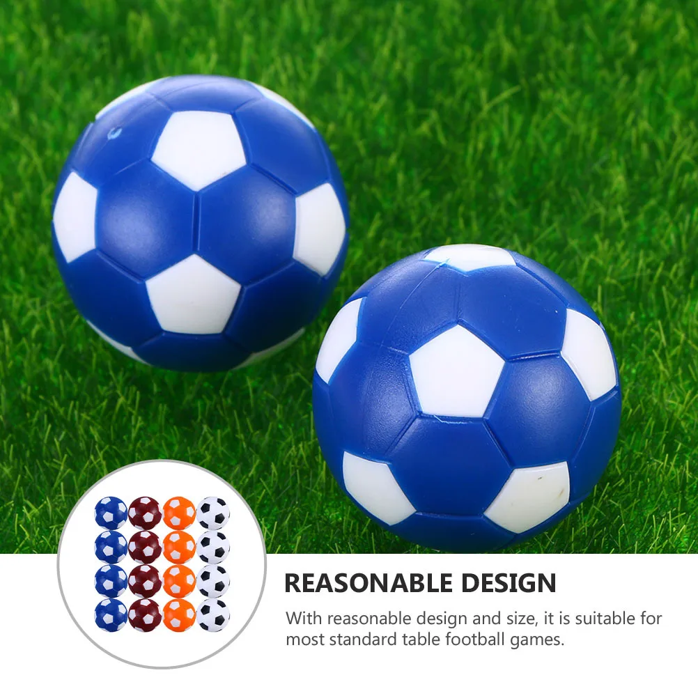 

16Pcs Table Football Replacement Balls 36mm Plastic Foosballs Durable Mini Soccer Table Accessories Plastic Balls