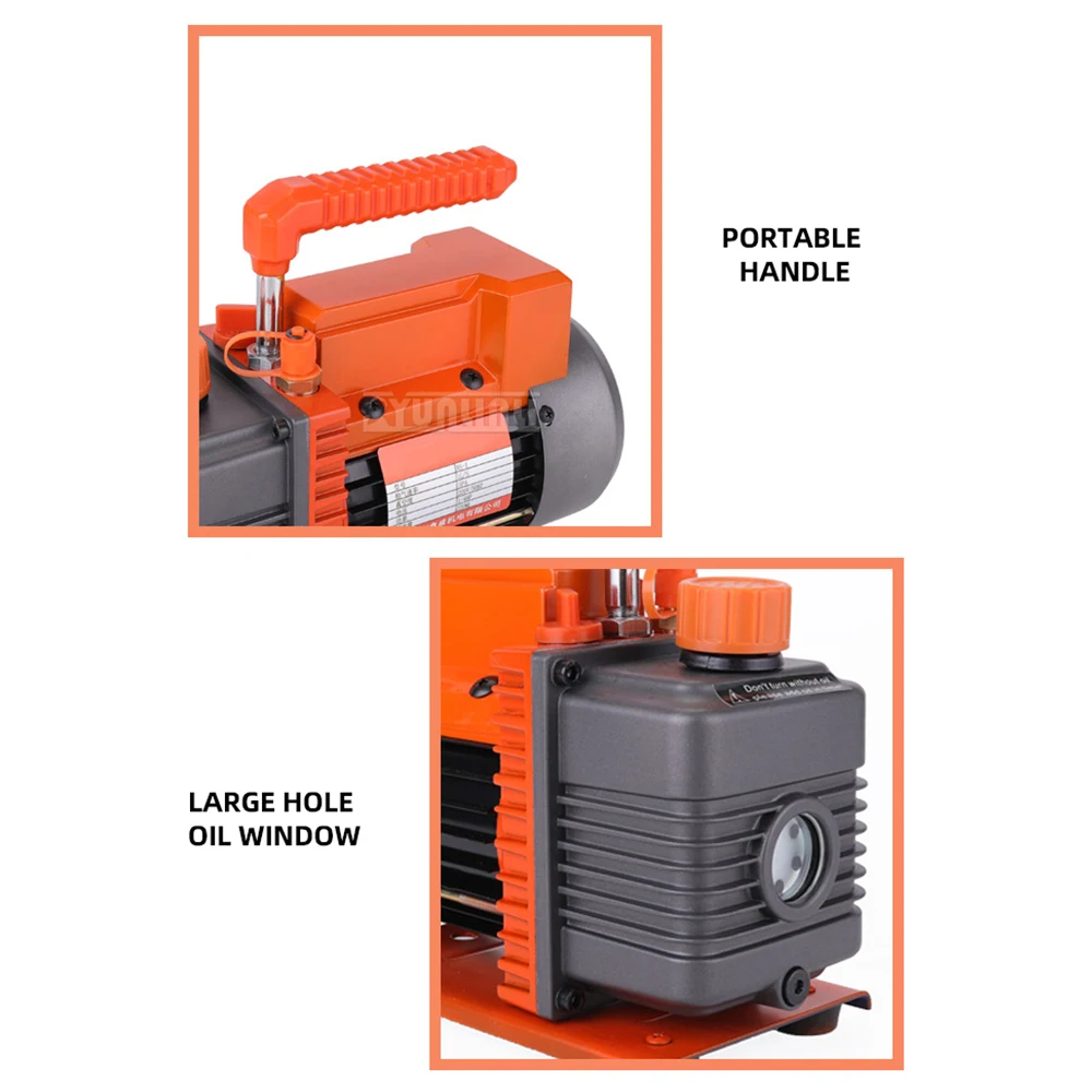 8/9 cfm single stage rotary vane Vacuum Pump for AC Repair, Refrigerant Recovery, Light-Duty Use XS-4
