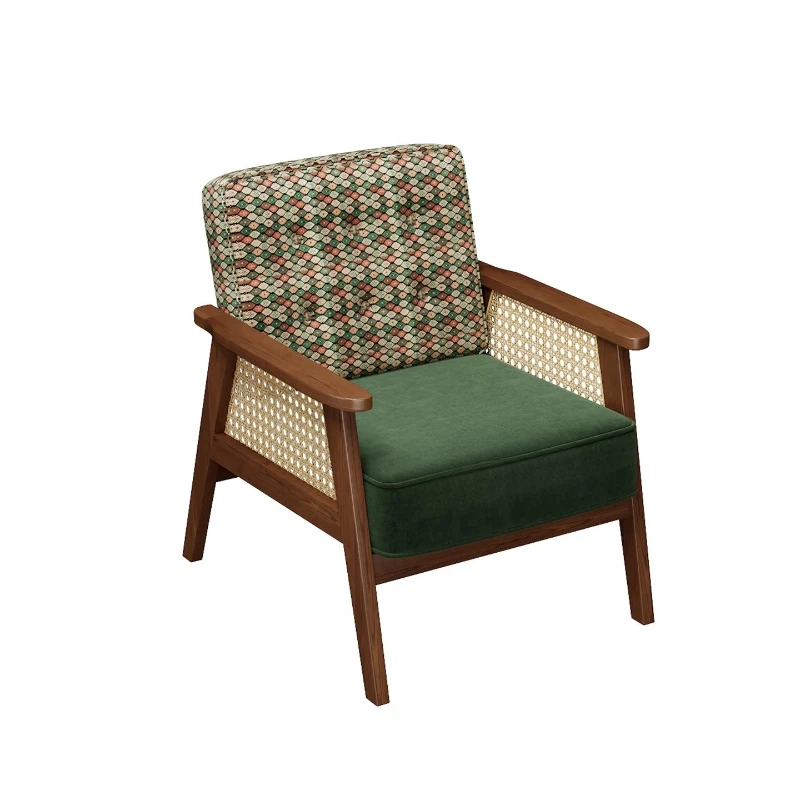 

Coffee shop solid wood leisure chair coffee shop booth book bar leisure negotiation reception lounge area sofa