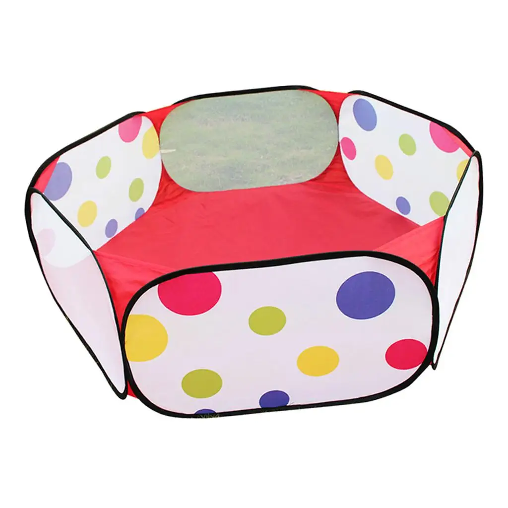 Tienda de juegos plegable, parque infantil portátil, piscina, vivero, parque infantil, juguete deportivo para niños pequeños, interior y exterior, 120CM/ 47'' #   Punto