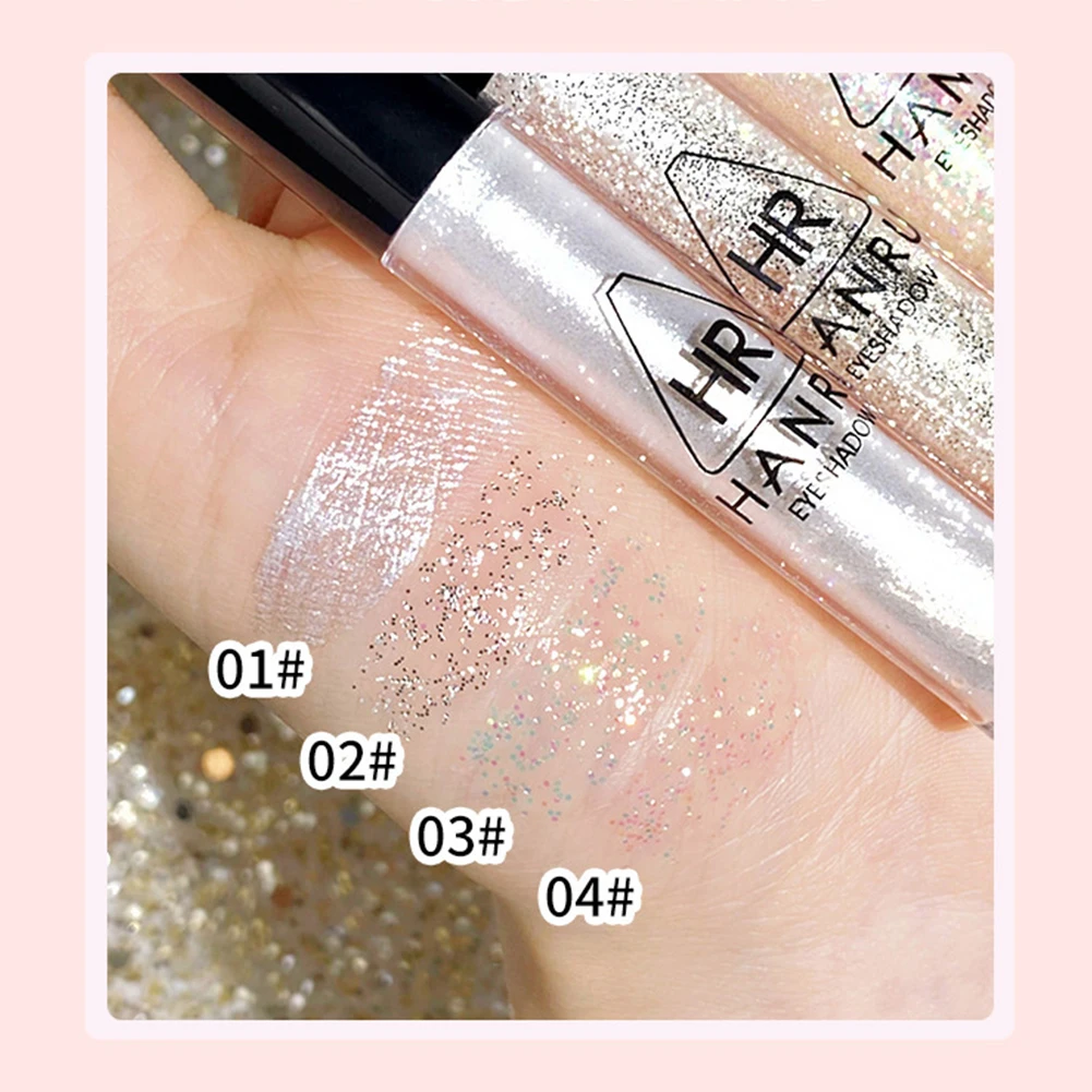 Pearlescent Fine Shimmering Eye Shadow Liquid Waterproof Eye Makeup Brightening Liquid Pearlized Eyeshadow Glitter