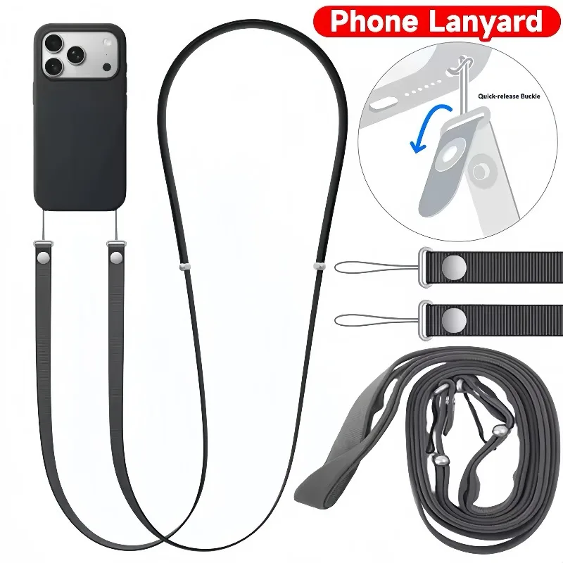 

Регулируемый шейный ремешок через плечо для IPhone 17 Pro Max Air, многофункциональный ремешок для Iphone 17 17PM, магнитные ремни через плечо