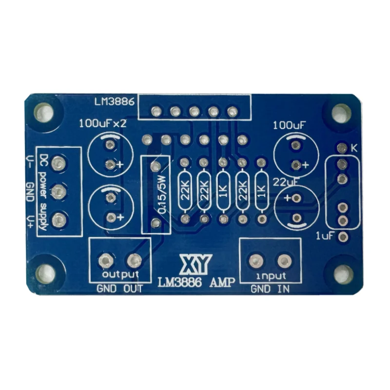 LM3886 Power Amplifier Board Empty Board PCB Classic Line Mono Can be Connected in Parallel HIFI LM3886TF Amplifier Board