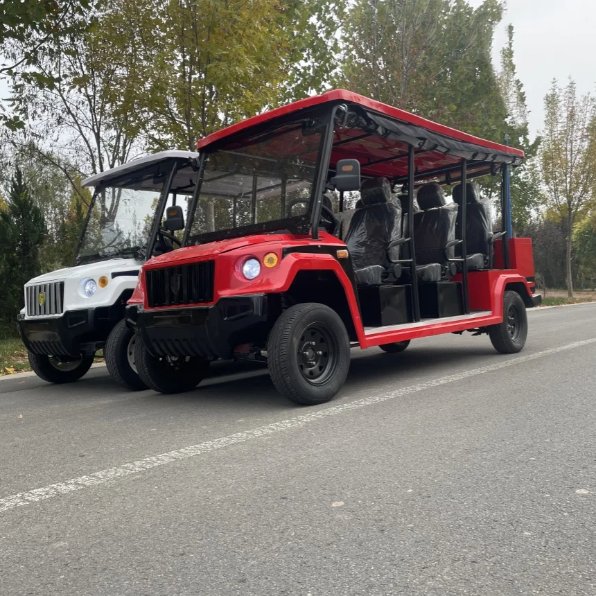 Best Price Lithium Battery Electric Golf Cart 72V Popular 4 6 Seater Off-Road Electric Golf Cart With Folding Windshield