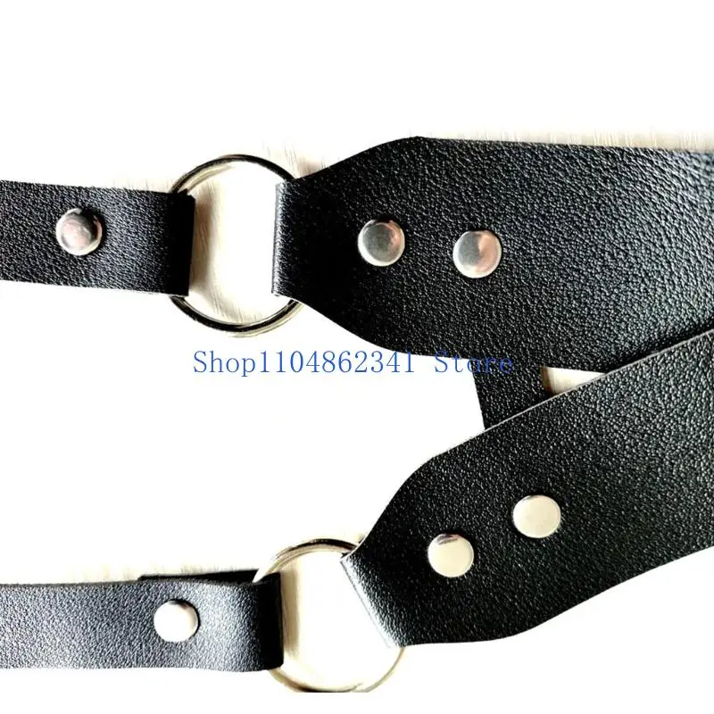 5asd gothique PU bandeau masque femmes bandeau réglable pour Anime Cosplay Halloween fêtes jeu rôle Costume