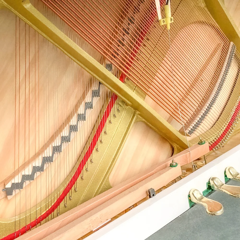 Pianino fortepianowe Starway White Simple Popular Baking Varnish Mechanical Acoustic Real Upright Piano 88 Keys For Professional Perform